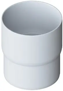Водосточная система ПВХ, Альта-Профиль, Муфта трубы ПВХ белый Водосточная система ПВХ, Альта-Профиль, Муфта трубы ПВХ белый