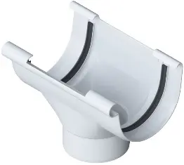 Водосточная система ПВХ, Альта-Профиль, Воронка ПВХ белая Водосточная система ПВХ, Альта-Профиль, Воронка ПВХ белая