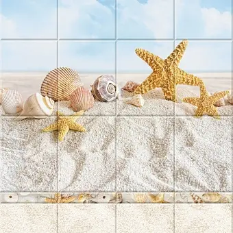 Панель ПВХ Песчаный пляж Панель ПВХ Песчаный пляж