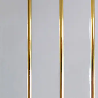 Трехсекционная панель ПВХ белая золото Трехсекционная панель ПВХ белая золото