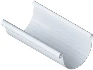 Водосточная система ПВХ, Альта-Профиль, Желоб ПВХ белый, 3м Водосточная система ПВХ, Альта-Профиль, Желоб ПВХ белый, 3м