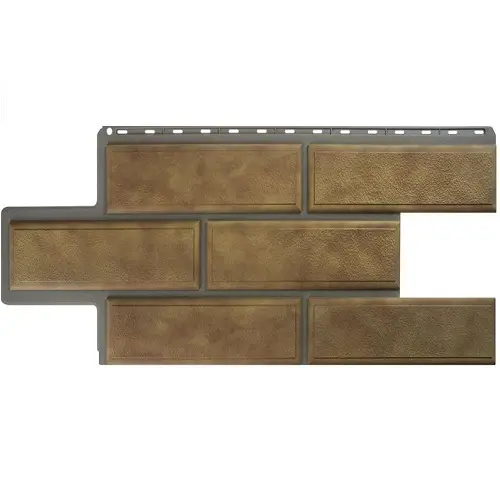 Цокольный сайдинг "Венецианский камень" бежевый Цокольный сайдинг "Венецианский камень" бежевый