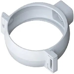 Водосточная система ПВХ, Альта-Профиль, Хомут трубы ПВХ белый Водосточная система ПВХ, Альта-Профиль, Хомут трубы ПВХ белый