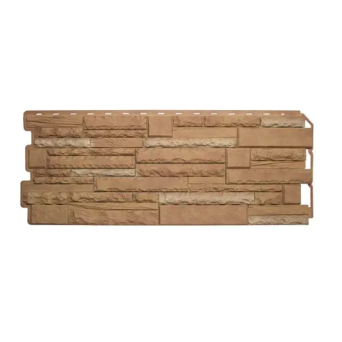 Цокольный сайдинг Скалистый камень Памир комби Цокольный сайдинг Скалистый камень Памир комби