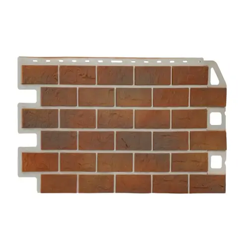 Цокольный сайдинг Кирпич рустикальный  03