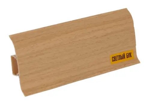 Пластиковый плинтус IDEAL Светлый бук