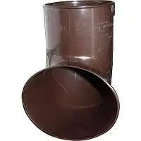 Водосточная система ПВХ, Альта-Профиль, Слив трубы ПВХ коричневый