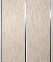 Панель ПВХ, коллекция СОФФИТО Хром Штрих персиковый