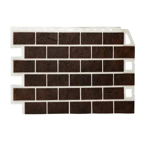 Цокольный сайдинг Кирпич рустикальный  06