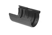 Водосточная система ПВХ, Альта-Профиль, Муфта желоба ПВХ графит