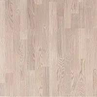 Паркетная доска Floorwood Дуб натур белый матовый лак 3П