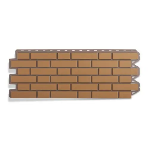 Цокольный сайдинг Кирпич клинкерный бежевый