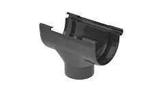 Водосточная система ПВХ, Альта-Профиль, Воронка ПВХ графит