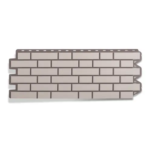 Цокольный сайдинг Кирпич клинкерный белый