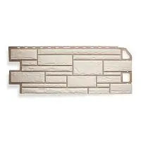 Цокольный сайдинг камень Белый