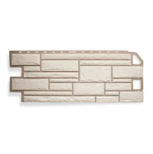 Цокольный сайдинг камень Белый Цокольный сайдинг камень Белый