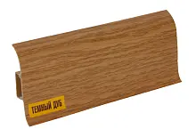 Пластиковый плинтус IDEAL Темный дуб