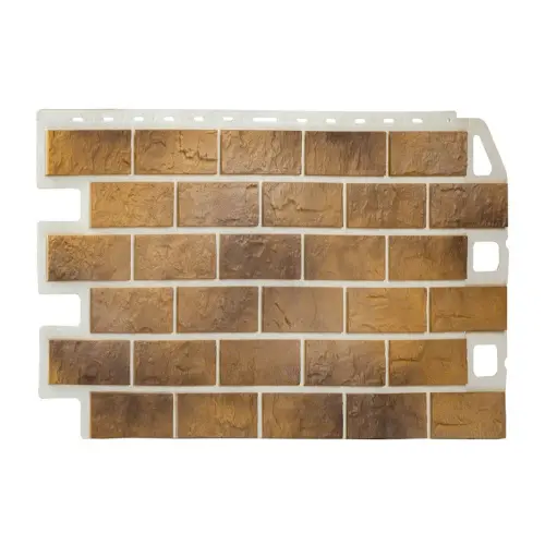 Цокольный сайдинг Кирпич рустикальный 05 Цокольный сайдинг Кирпич рустикальный 05