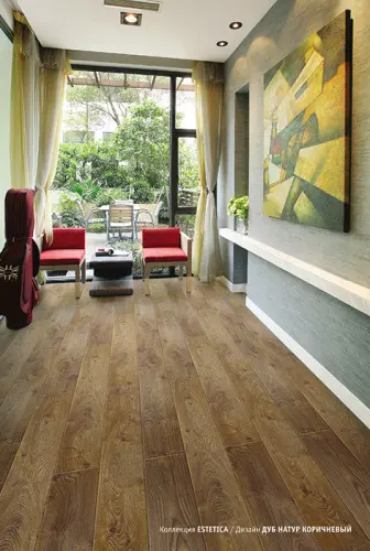 Ламинат Tarkett (Таркет), серия ESTETICA, Дуб Натур коричневый