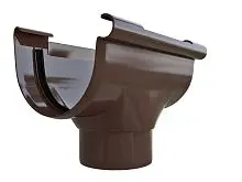 Водосточная система ПВХ, Альта-Профиль, Воронка ПВХ коричневая