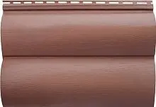 Сайдинг Blockhouse Премиум Красно-коричневый ВН-02