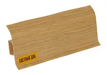 Пластиковый плинтус IDEAL Светлый дуб
