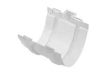 Водосточная система ПВХ, Альта-Профиль, Муфта желоба ПВХ белый