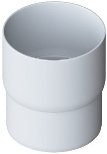 Водосточная система ПВХ, Альта-Профиль, Муфта трубы ПВХ белый Водосточная система ПВХ, Альта-Профиль, Муфта трубы ПВХ белый