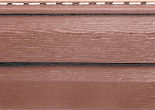 Сайдинг акриловый, цвет Красно-коричневый, коллекия "Премиум" Сайдинг акриловый, цвет Красно-коричневый, коллекия "Премиум"