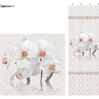 Панель ПВХ Офелия II узор Панель ПВХ Офелия II узор