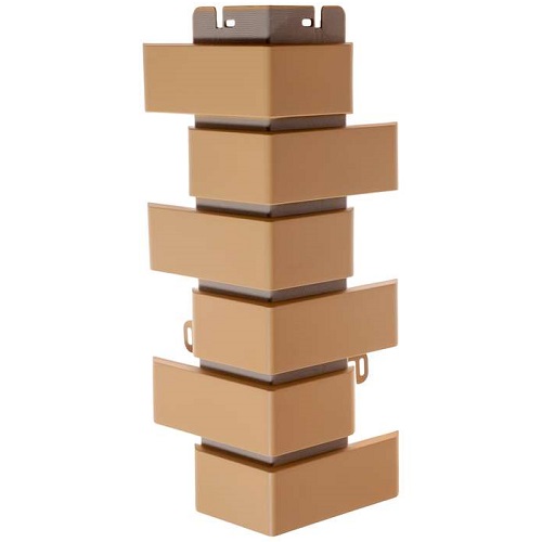 Кирпич клинкерный бежевый угол наружный Кирпич клинкерный бежевый угол наружный