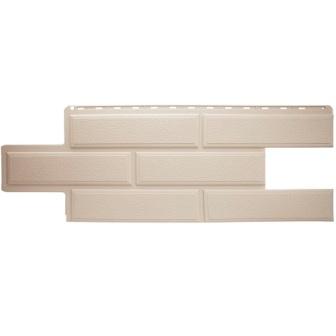 Цокольный сайдинг Венеция кремовый Цокольный сайдинг Венеция кремовый