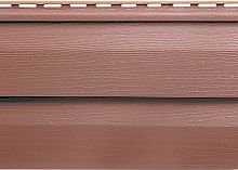 Сайдинг акриловый, цвет Красно-коричневый, коллекия "Премиум"