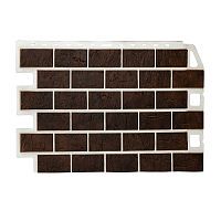 Цокольный сайдинг Кирпич рустикальный  06