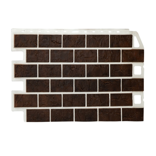 Цокольный сайдинг Кирпич рустикальный  06