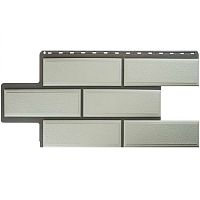 Цокольный сайдинг "Венецианский камень" белый