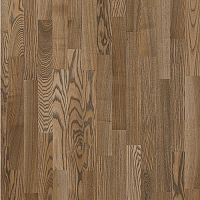 Паркетная доска Floorwood Ясень Кантри легкий браш коричневое масло 3П