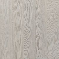Паркетная доска Floorwood Ясень кантри насыщенный белый матовый лак, микро-фаски 1П