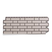 Цокольный сайдинг Кирпич клинкерный белый