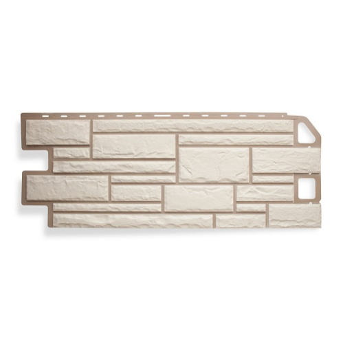 Цокольный сайдинг камень Белый Цокольный сайдинг камень Белый