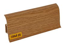 Пластиковый плинтус IDEAL Темный дуб