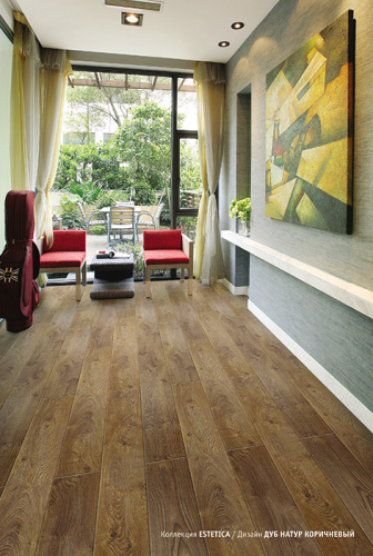 Ламинат Tarkett (Таркет), серия ESTETICA, Дуб Натур коричневый Ламинат Tarkett (Таркет), серия ESTETICA, Дуб Натур коричневый