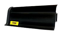 Пластиковый плинтус IDEAL с кабель-каналом Черный