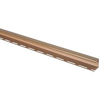 J профиль к цоколю дуб светлый