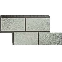 Цокольный сайдинг "Неаполитанский камень" белый