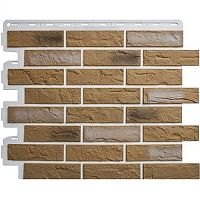 Цокольный сайдинг Кирпич Рижский № 3