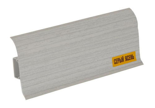 Пластиковый плинтус IDEAL Серый ясень