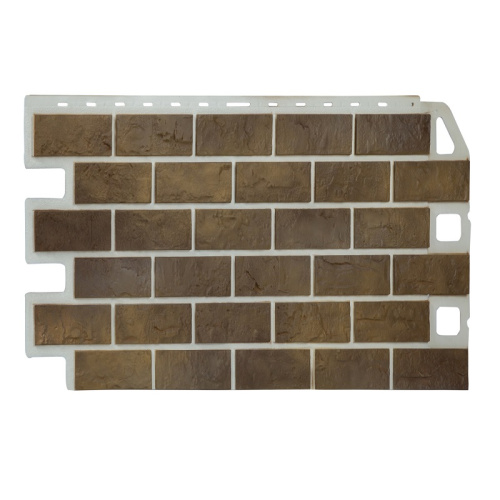 Цокольный сайдинг Кирпич рустикальный  02