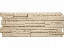 Цокольный сайдинг Скалистый камень ЭКО песчаный