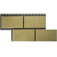 Цокольный сайдинг "Неаполитанский камень" песчаный